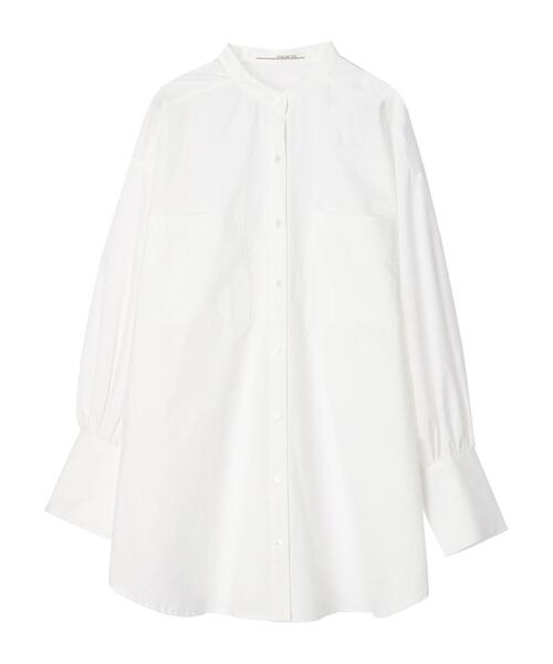 ELENCARE DUE（エレンカーレデュエ）の「・ELENCARE DUE バンドカラーシャツチュニック＊（シャツ/ブラウス・レディース・オフホワイト・FREE）」の21枚目の写真