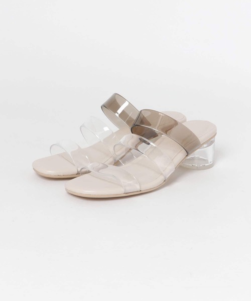 SENSE OF PLACE by URBAN RESEARCH(センスオブプレイスバイアーバンリサーチ)の「PVCクリアヒールサンダル(サンダル・レディース・グリーン/ブラック/パープル/アイボリー・MEDIUM/LARGE/SMALL)」の12枚目の写真
