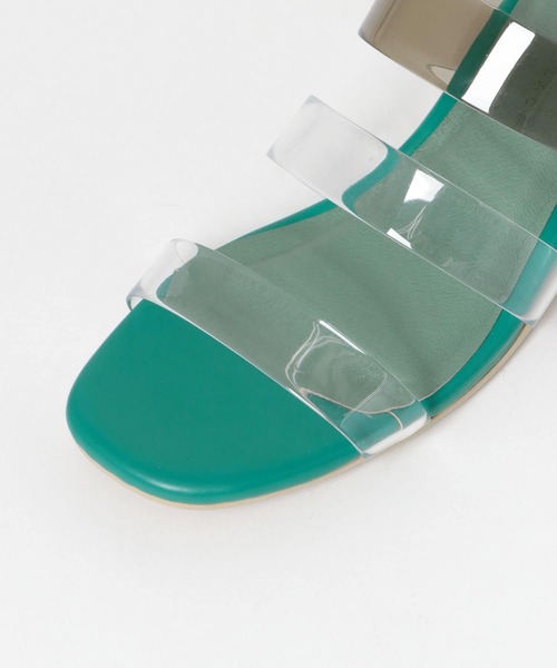 SENSE OF PLACE by URBAN RESEARCH(センスオブプレイスバイアーバンリサーチ)の「PVCクリアヒールサンダル(サンダル・レディース・グリーン/ブラック/パープル/アイボリー・MEDIUM/LARGE/SMALL)」の17枚目の写真