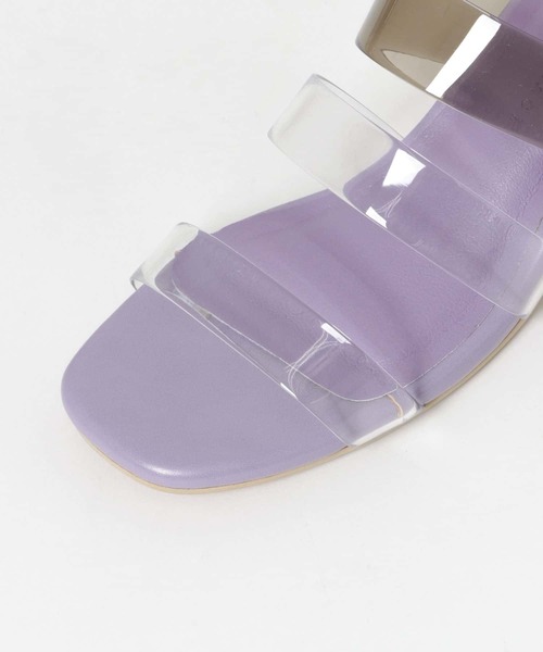 SENSE OF PLACE by URBAN RESEARCH(センスオブプレイスバイアーバンリサーチ)の「PVCクリアヒールサンダル(サンダル・レディース・グリーン/ブラック/パープル/アイボリー・MEDIUM/LARGE/SMALL)」の19枚目の写真