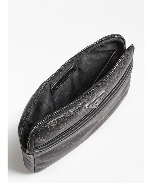 Guess（ゲス）の「VEZZOLA Crossbody（ショルダーバッグ・メンズ・ダークグレー・ONE SIZE）」の5枚目の写真