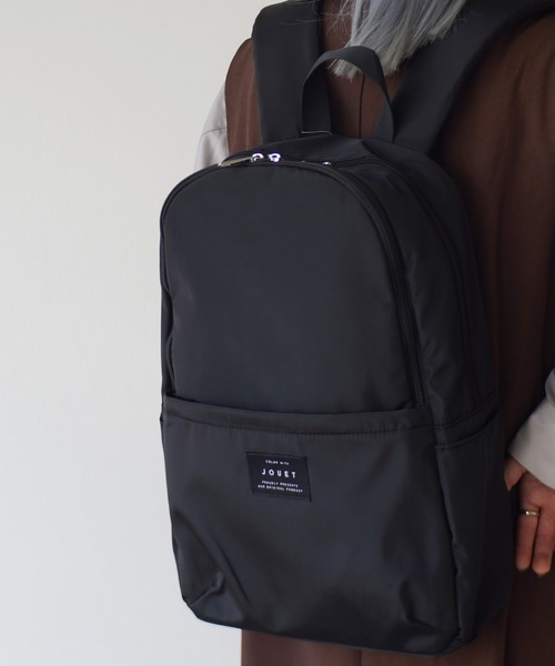 Jouet(ジョエット)の「【 JOUET / ジョエット 】微光沢 10ポケット リュック_(バックパック/リュック・レディース・ブラック/ベージュ・FREE)」の2枚目の写真