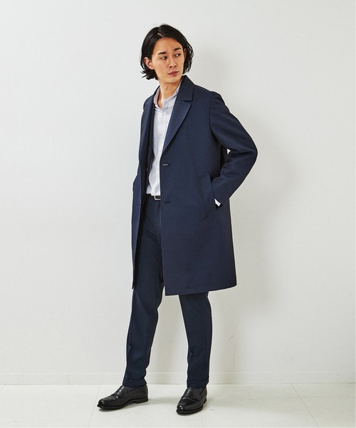 EDIFICE（エディフィス）の「ランダムストライプ バンドカラー シャツ（シャツ/ブラウス・メンズ・グリーン/ブルー・MEDIUM/LARGE/SMALL/X-LARGE）」の3枚目の写真