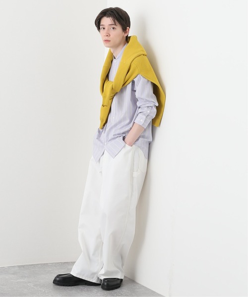 EDIFICE（エディフィス）の「ランダムストライプ バンドカラー シャツ（シャツ/ブラウス・メンズ・グリーン/ブルー・MEDIUM/LARGE/SMALL/X-LARGE）」の15枚目の写真