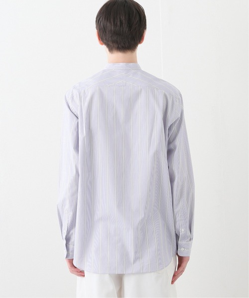 EDIFICE（エディフィス）の「ランダムストライプ バンドカラー シャツ（シャツ/ブラウス・メンズ・グリーン/ブルー・MEDIUM/LARGE/SMALL/X-LARGE）」の18枚目の写真