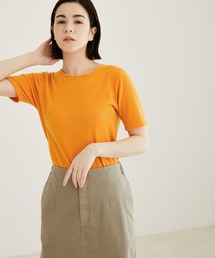 SALON adam et rope' | 極上の肌ざわり【CreamyCotton】ハーフスリーブプルオーバー(Tシャツ/カットソー)