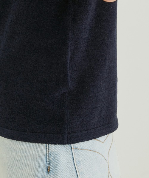 SALON adam et rope'（サロン アダム エ ロペ）の「【極上の肌ざわり】コンパクトクルーネックT -CreamyCotton /クリーミーコットン-（Tシャツ/カットソー・レディース・オレンジ/ホワイト系その他2/ピンク/オフホワイト/ブラック系その他/ライトグリーン・FREE）」の7枚目の写真