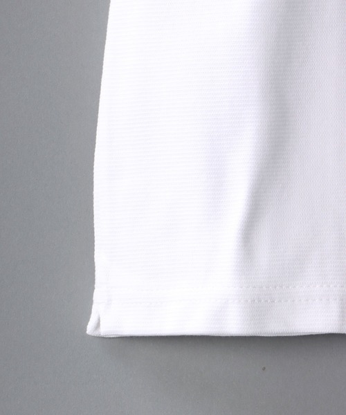 SITRY（シトリー）の「garter jacquard boat neck T/ガータージャガード ボートネックTシャツ（Tシャツ/カットソー・メンズ・ブラック/ベージュ/ホワイト/カーキ/サックスブルー/ダークグレー・L/LL/M）」の9枚目の写真