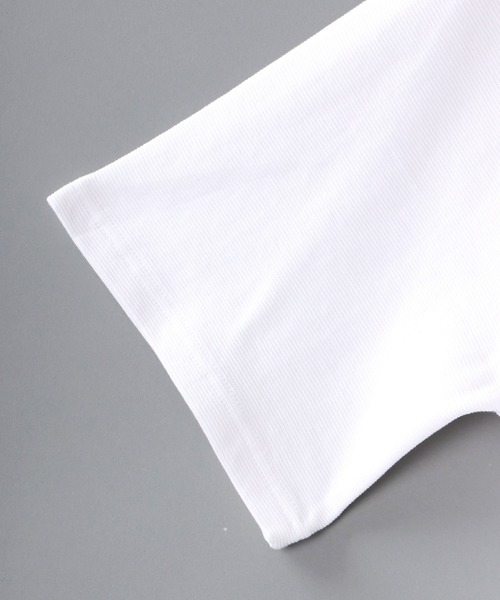 SITRY（シトリー）の「garter jacquard boat neck T/ガータージャガード ボートネックTシャツ（Tシャツ/カットソー・メンズ・ブラック/ベージュ/ホワイト/カーキ/サックスブルー/ダークグレー・L/LL/M）」の10枚目の写真