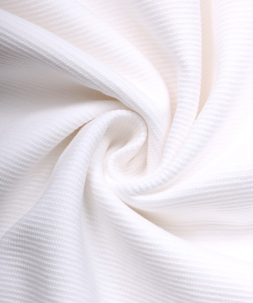 SITRY（シトリー）の「garter jacquard boat neck T/ガータージャガード ボートネックTシャツ（Tシャツ/カットソー・メンズ・ブラック/ベージュ/ホワイト/カーキ/サックスブルー/ダークグレー・L/LL/M）」の11枚目の写真