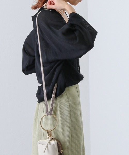 COLONY 2139（コロニートゥーワンスリーナイン）の「ラメシアーニットカーディガン（カーディガン/ボレロ・レディース・ブラック/グリーン/ベージュ/パープル/アイボリー・LARGE/MEDIUM）」の17枚目の写真