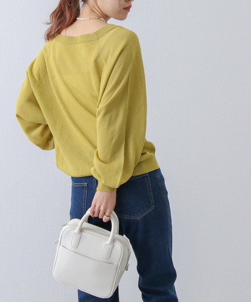 COLONY 2139（コロニートゥーワンスリーナイン）の「ラメシアーニットカーディガン（カーディガン/ボレロ・レディース・ブラック/グリーン/ベージュ/パープル/アイボリー・LARGE/MEDIUM）」の8枚目の写真