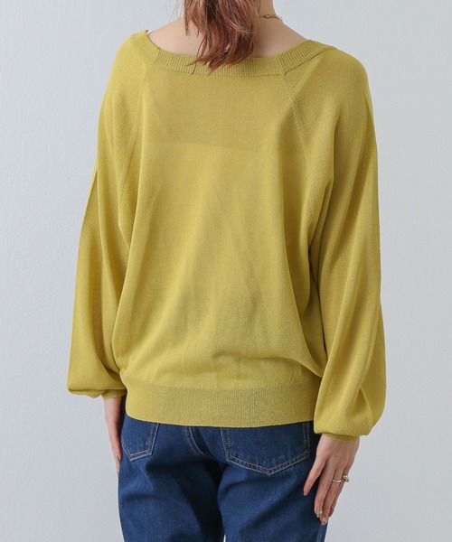 COLONY 2139（コロニートゥーワンスリーナイン）の「ラメシアーニットカーディガン（カーディガン/ボレロ・レディース・ブラック/グリーン/ベージュ/パープル/アイボリー・LARGE/MEDIUM）」の16枚目の写真