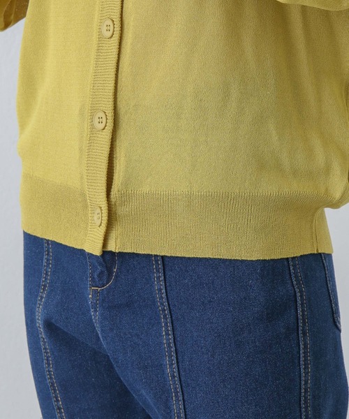 COLONY 2139（コロニートゥーワンスリーナイン）の「ラメシアーニットカーディガン（カーディガン/ボレロ・レディース・ブラック/グリーン/ベージュ/パープル/アイボリー・LARGE/MEDIUM）」の11枚目の写真