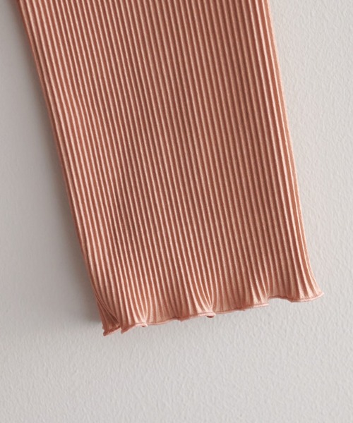 natural couture（ナチュラルクチュール）の「大人上品な1着 ウエストシャーリングプリーツワンピース（ワンピース・レディース・ブラック/オレンジ/ミント/グレイッシュベージュ・FREE）」の10枚目の写真