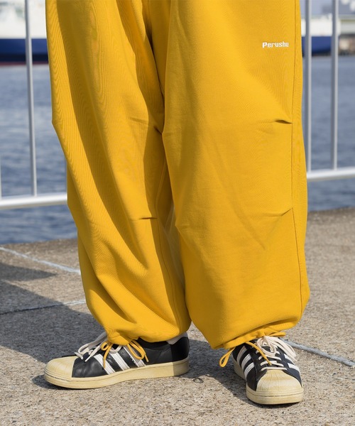 Perushu（ペルーシュ）の「スーパーワイドスウェットスノーパンツ（その他パンツ・メンズ・ダークブラウン/ナチュラル/ブラック/イエロー/カーキ・SMALL/MEDIUM/LARGE）」の10枚目の写真