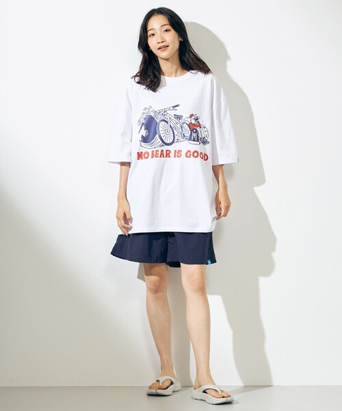 SHARE PARK（シェアパーク）の「【UNISEX】UVカット アートコラボTシャツ〈BEAR〉（Tシャツ/カットソー・メンズ・ブルー系/サックスブルー系/ホワイト系/ブラック系・X-LARGE/SMALL/LARGE/X-SMALL/MEDIUM）」の14枚目の写真