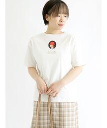 ehka sopo | 【赤い帽子】女の子柄Tシャツ(Tシャツ/カットソー)