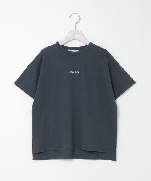 LBC(エルビーシー)の「刺繍ミニロゴT(Tシャツ/カットソー・レディース・ホワイト/チャコールグレー/ベージュ/ブルー・M/L)」の3枚目の写真