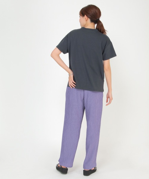 LBC(エルビーシー)の「刺繍ミニロゴT(Tシャツ/カットソー・レディース・ホワイト/チャコールグレー/ベージュ/ブルー・M/L)」の9枚目の写真