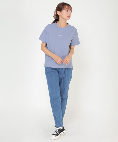 LBC(エルビーシー)の「刺繍ミニロゴT(Tシャツ/カットソー・レディース・ホワイト/チャコールグレー/ベージュ/ブルー・M/L)」の12枚目の写真