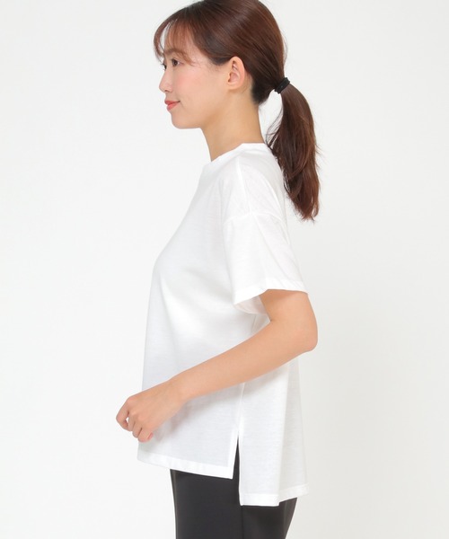 LBC(エルビーシー)の「刺繍ミニロゴT(Tシャツ/カットソー・レディース・ホワイト/チャコールグレー/ベージュ/ブルー・M/L)」の18枚目の写真