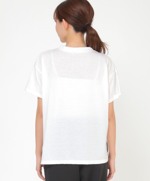 LBC(エルビーシー)の「刺繍ミニロゴT(Tシャツ/カットソー・レディース・ホワイト/チャコールグレー/ベージュ/ブルー・M/L)」の19枚目の写真