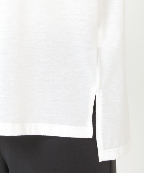 LBC(エルビーシー)の「刺繍ミニロゴT(Tシャツ/カットソー・レディース・ホワイト/チャコールグレー/ベージュ/ブルー・M/L)」の21枚目の写真