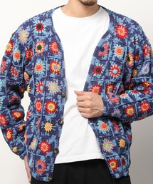 macmahon knitting mills Niche コットンカーディガン MacMahon Knitting Mills 】 +【Niche.】 Crochet Cardigan
