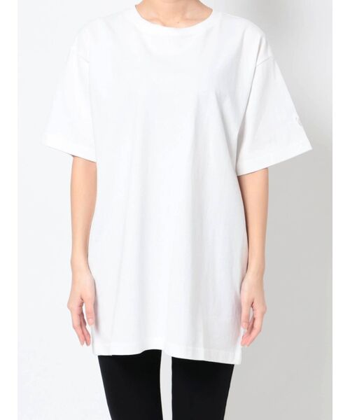 EVRIS（エヴリス）の「ルーズシルエットTEE（Tシャツ/カットソー・レディース・ホワイト/ブラック/グリーン・FREE）」の21枚目の写真