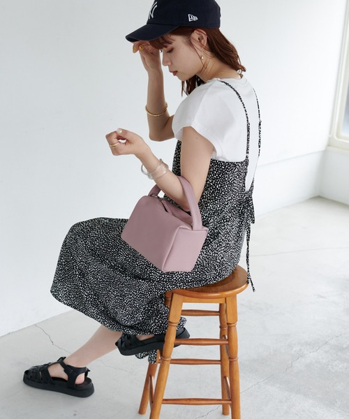 DISCOAT メッシュ編柄キャミワンピース DISCOAT（ディスコート）の「メッシュ線柄キャミワンピース