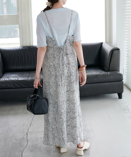 DISCOAT（ディスコート）の「ダルメシアン柄キャミワンピース