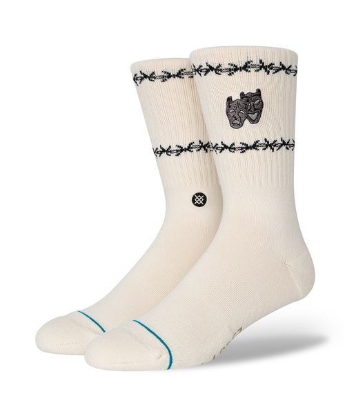 STANCE（スタンス）の「【STANCE/スタンス】LOUIE LOPEZ　LOUIE LOPEZ（ルイ・ロペス）コラボレーションモデル（ソックス/靴下・メンズ・オフホワイト・LARGE）」の5枚目の写真