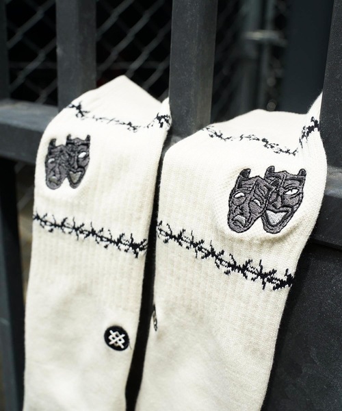 STANCE（スタンス）の「【STANCE/スタンス】LOUIE LOPEZ　LOUIE LOPEZ（ルイ・ロペス）コラボレーションモデル（ソックス/靴下・メンズ・オフホワイト・LARGE）」の13枚目の写真