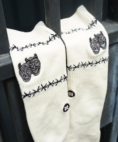 STANCE（スタンス）の「【STANCE/スタンス】LOUIE LOPEZ　LOUIE LOPEZ（ルイ・ロペス）コラボレーションモデル（ソックス/靴下・メンズ・オフホワイト・LARGE）」の14枚目の写真