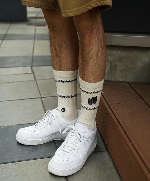 STANCE（スタンス）の「【STANCE/スタンス】LOUIE LOPEZ　LOUIE LOPEZ（ルイ・ロペス）コラボレーションモデル（ソックス/靴下・メンズ・オフホワイト・LARGE）」の11枚目の写真