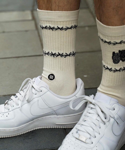 STANCE（スタンス）の「【STANCE/スタンス】LOUIE LOPEZ　LOUIE LOPEZ（ルイ・ロペス）コラボレーションモデル（ソックス/靴下・メンズ・オフホワイト・LARGE）」の10枚目の写真