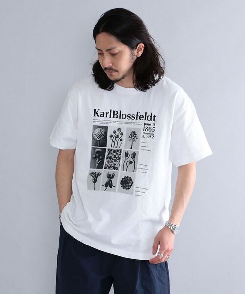 SHIPS（シップス）の「SHIPS: Karl Blossfeldt フォト プリント Tシャツ（Tシャツ/カットソー・メンズ・ホワイト/ライトホワイト/ストーン/ホワイト系・SMALL/MEDIUM/LARGE/X-LARGE）」の14枚目の写真