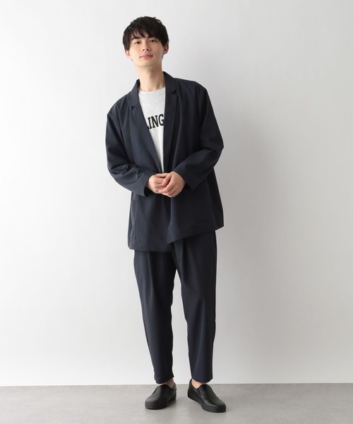 GLOBAL WORK（グローバルワーク）の「ユアリラWブレストJKT/270903（その他アウター・メンズ・ネイビー/ブラウン・MEDIUM/LARGE）」の11枚目の写真