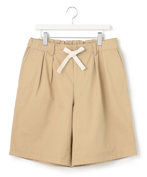 J.PRESS YORK STREET(ジェイプレスヨークストリート)の「【UNISEX】ウエポンショーツ(その他パンツ・メンズ・ベージュ系/ブラック系/カーキ系・LARGE/SMALL)」の1枚目の写真