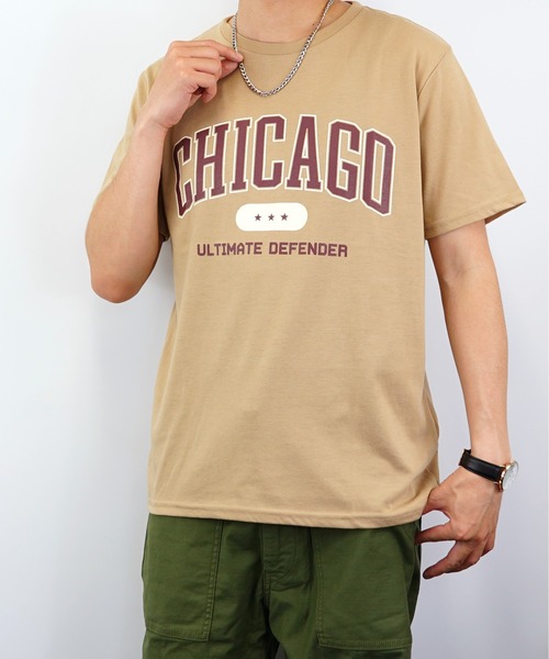 Burner(バーナー)の「【GROOVY STORE】アメカジ カレッジ プリントTシャツ(Tシャツ/カットソー・メンズ・ピンク/ブラック/ホワイト/ベージュ/ブルー/ホワイト系その他2/ホワイト系その他/ブラック系その他/グレー/グリーン/イエロー/ネイビー・M/LL/L)」の2枚目の写真