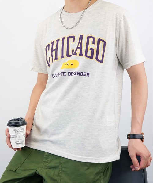 Burner(バーナー)の「【GROOVY STORE】アメカジ カレッジ プリントTシャツ(Tシャツ/カットソー・メンズ・ピンク/ブラック/ホワイト/ベージュ/ブルー/ホワイト系その他2/ホワイト系その他/ブラック系その他/グレー/グリーン/イエロー/ネイビー・M/LL/L)」の3枚目の写真