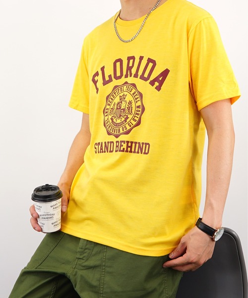 Burner(バーナー)の「【GROOVY STORE】アメカジ カレッジ プリントTシャツ(Tシャツ/カットソー・メンズ・ピンク/ブラック/ホワイト/ベージュ/ブルー/ホワイト系その他2/ホワイト系その他/ブラック系その他/グレー/グリーン/イエロー/ネイビー・M/LL/L)」の11枚目の写真