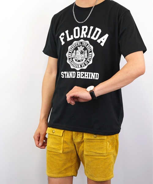 Burner(バーナー)の「【GROOVY STORE】アメカジ カレッジ プリントTシャツ(Tシャツ/カットソー・メンズ・ピンク/ブラック/ホワイト/ベージュ/ブルー/ホワイト系その他2/ホワイト系その他/ブラック系その他/グレー/グリーン/イエロー/ネイビー・M/LL/L)」の16枚目の写真