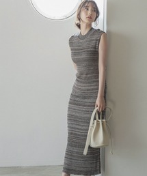 Andemiu | メランジニットＳＥＴＵＰ298075(ワンピース)