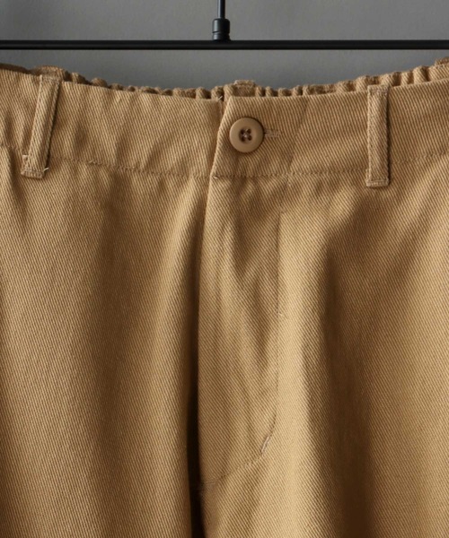 SITRY（シトリー）の「Heavy Twill cargo Pants/ヘビーツイル ミリタリー カーゴ パンツ/カラーパンツ（カーゴパンツ・メンズ・ブラック/ベージュ/カーキ・M/L/XL）」の5枚目の写真