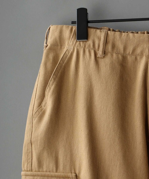 SITRY（シトリー）の「Heavy Twill cargo Pants/ヘビーツイル ミリタリー カーゴ パンツ/カラーパンツ（カーゴパンツ・メンズ・ブラック/ベージュ/カーキ・M/L/XL）」の6枚目の写真