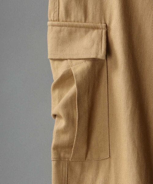 SITRY（シトリー）の「Heavy Twill cargo Pants/ヘビーツイル ミリタリー カーゴ パンツ/カラーパンツ（カーゴパンツ・メンズ・ブラック/ベージュ/カーキ・M/L/XL）」の7枚目の写真