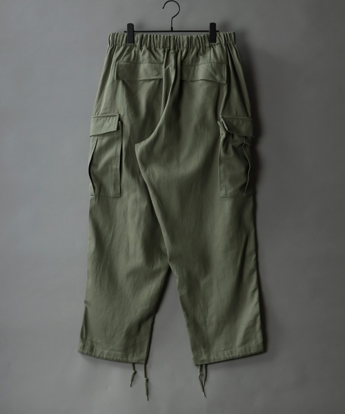 SITRY（シトリー）の「Heavy Twill cargo Pants/ヘビーツイル ミリタリー カーゴ パンツ/カラーパンツ（カーゴパンツ・メンズ・ブラック/ベージュ/カーキ・M/L/XL）」の11枚目の写真