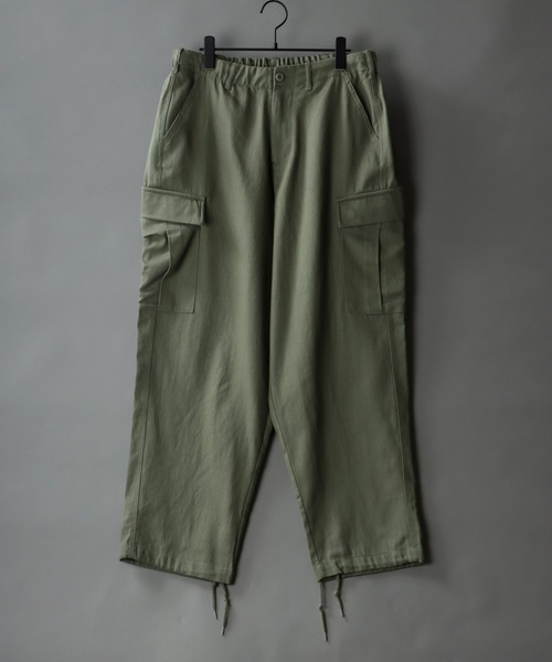SITRY（シトリー）の「Heavy Twill cargo Pants/ヘビーツイル ミリタリー カーゴ パンツ/カラーパンツ（カーゴパンツ・メンズ・ブラック/ベージュ/カーキ・M/L/XL）」の19枚目の写真